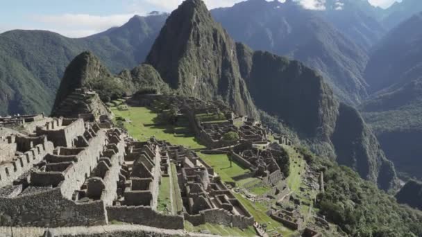 Aguas Calientes Peru 2023 Cuzco Yakınlarındaki Peru Dağları Nda Kutsal — Stok video