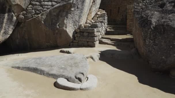 Агуас Кальехон Перу 2023 Археологическое Место Мачу Пикчу Руинами Древних — стоковое видео