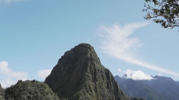 Águas Calientes Peru 2023 Sítio Arqueológico Machu Picchu Com Antigas — Vídeo de Stock