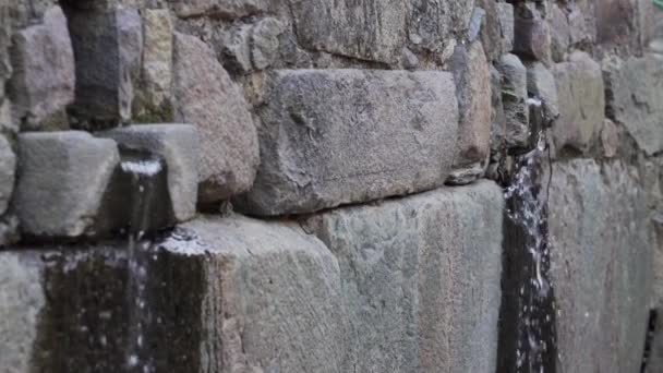 Ollantaytambo Peru 2019 Archaeological Site Ollantaytambo Inca Ruins Old Fortress — Stock Video
