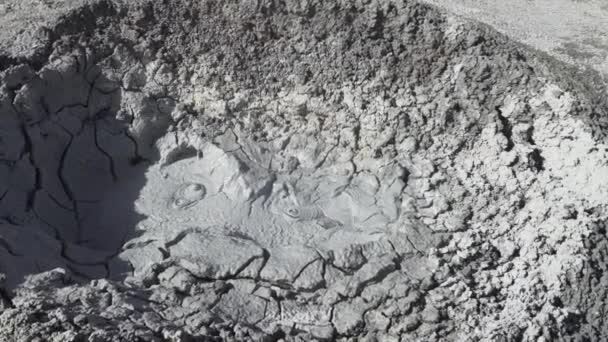 Ηφαίστεια Φουμαρόλες Και Λασπόλακκους Στους Θερμοπίδακες Του Sol Manana Στο — Αρχείο Βίντεο