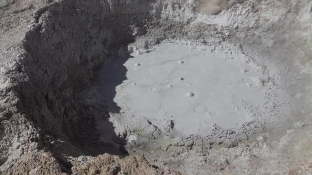 Volcanic Activity Fumaroles Mud Pits Geysers Sol Manana Altiplano Andean — Stock Video