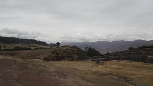 Cuzco Peru 2019 Kunstvolles Mauerwerk Der Historischen Steinmauern Der Inca — Stockvideo