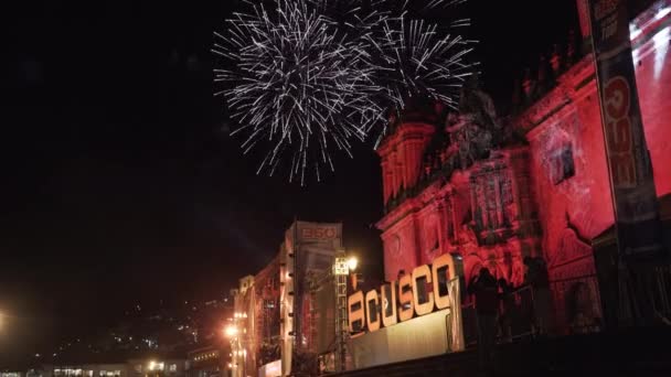 Cuzco Peru 2019 Uliczny Karnawał Festiwal Muzyczny Festiwalu Inti Raimy — Wideo stockowe