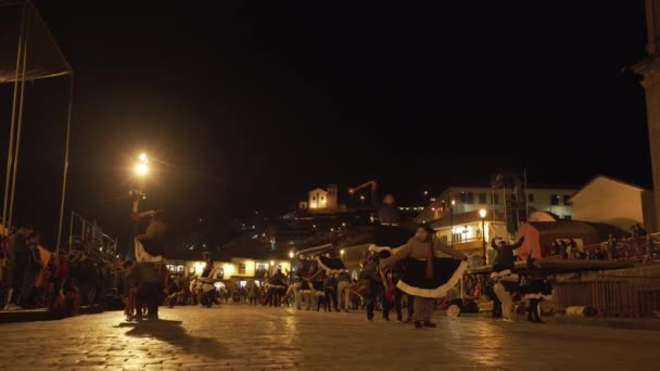 Cuzco Perú 2019 Carnaval Callejero Festival Música Festival Inti Raimy — Vídeo de stock