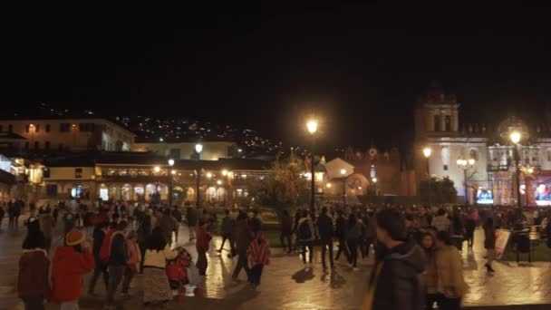 Cuzco Peru 2019 Straatcarnaval Muziekfestival Het Inti Raimy Festival Het — Stockvideo