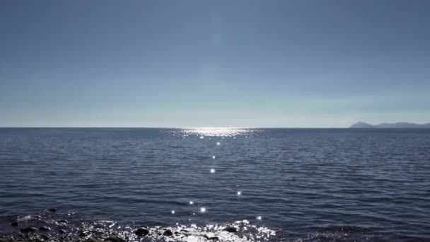 Берегова Лінія Озера Тітікака Поблизу Копакабани Болівії Висоті Анд — стокове відео