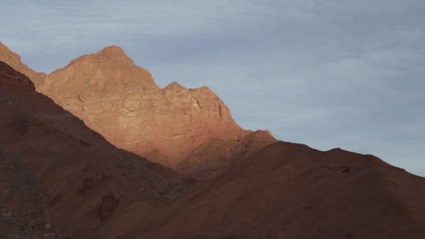 Hermoso Paisaje Árido Del Desierto Cafayate Largo Quebrada Las Conchas — Vídeo de stock