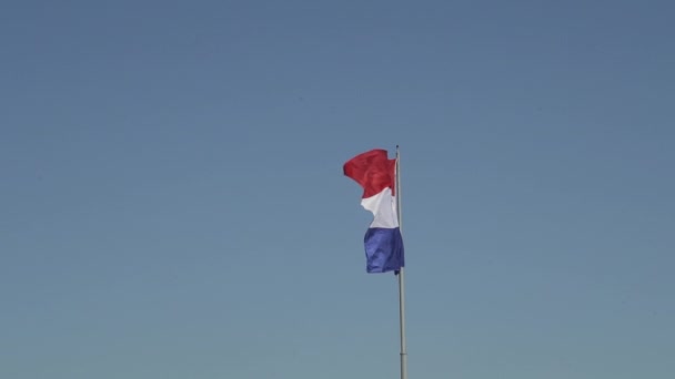 Bandeira Nacional Paraguai Acenando Vento Parque Nacional Cerro Cora — Vídeo de Stock