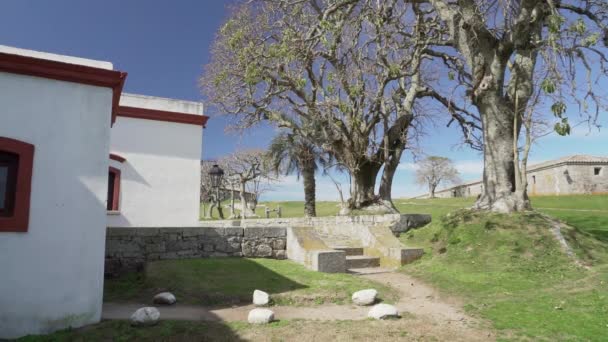 Rocha Ουρουγουάη 2019 Παλιά Αποικιακή Στρατιωτική Βάση Του Φρουρίου Santa — Αρχείο Βίντεο