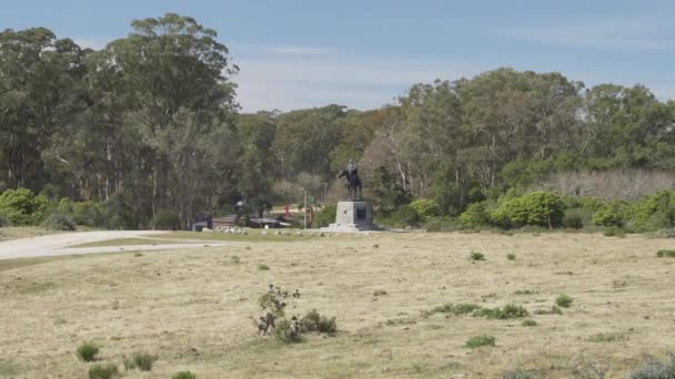 Rocha Uruguay 2019 Gammal Kolonial Militärbas Santa Teresa Fästning Inne — Stockvideo