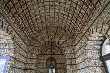 Faro, Portekiz - 10 11 2022: Kemikler Şapeli, Faro, Algarve, Portekiz, Avrupa.