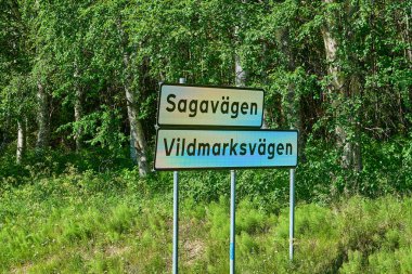 Vildmarksvagen yolu, ıssız yol, İsveç 'in engin doğa ve ormanlarından geçen popüler manzaralı bir yol..