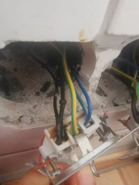 Cables stew from overloading an outlet