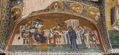 İstanbul 'daki Kariye Camii camiinin içinde