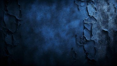 Artistik lacivert sıva duvar kaba grunge dokusuyla - metin için mükemmel bir zemin. Tasarımınız için güzel soyut pankart