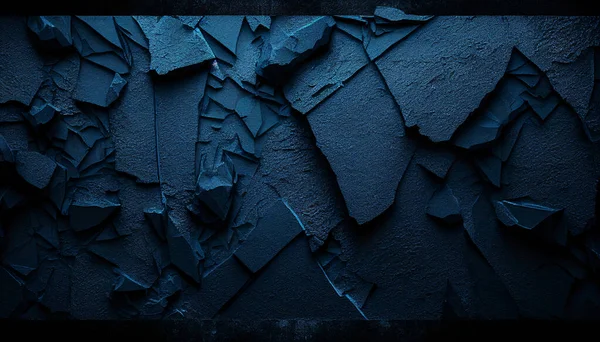 Fondo Estuco Pared Azul Marino Oscuro Grunge Decorativo Abstracto Hermoso — Foto de Stock