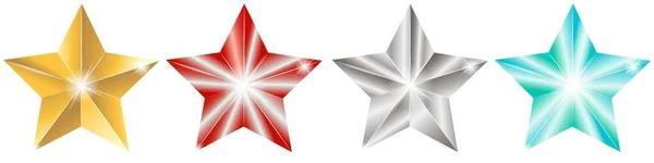 Estrella Icono Estrella Vector Estelar Estrella Sobre Fondo Blanco Ilustración — Archivo Imágenes Vectoriales