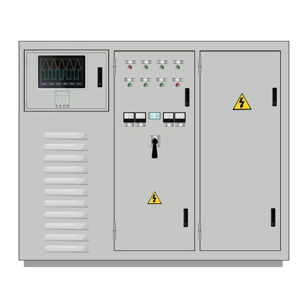 Panel Control Panel Control Producción Control Dispositivos Informáticos Touchpad Gráficos — Vector de stock