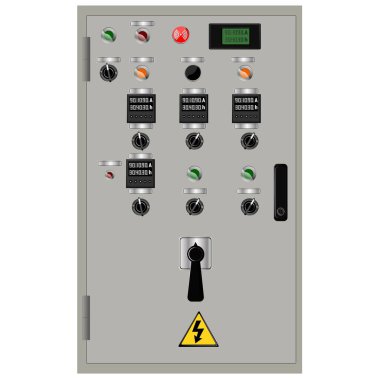 Control Panel. Production control panel and control of computer devices. Touchpad. Vector graphics . Vector illustration