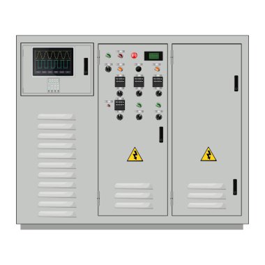 Control Panel. Production control panel and control of computer devices. Touchpad. Vector graphics . Vector illustration