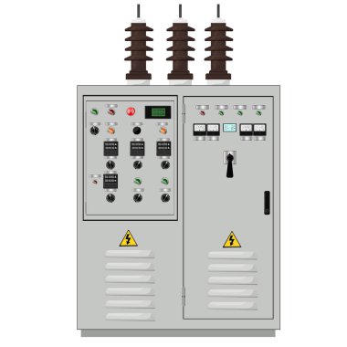 Control Panel. Production control panel and control of computer devices. Touchpad. Vector graphics . Vector illustration