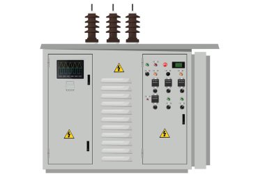 Control Panel. Production control panel and control of computer devices. Touchpad. Vector graphics . Vector illustration