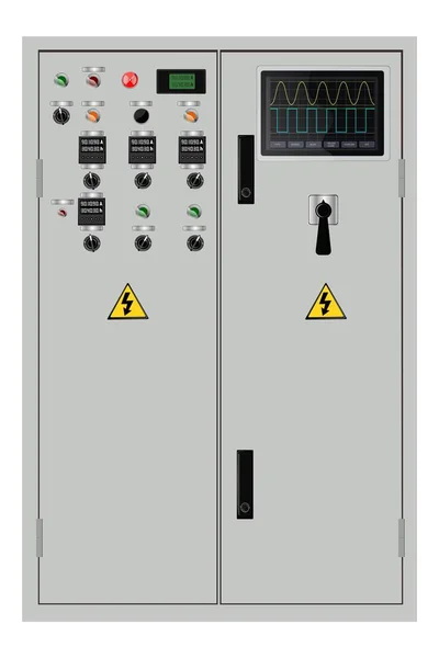 Control Panel Production Control Panel Control Computer Devices Touchpad Vector — Vetor de Stock
