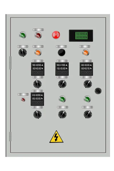 Control Panel Production Control Panel Control Computer Devices Touchpad Vector — Stock vektor