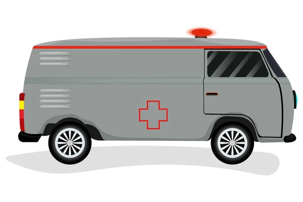 Ambulans Vektorbild Isolerad Bild — Stock vektor