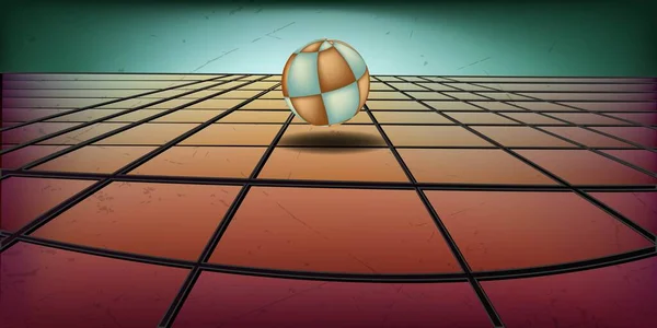 Geçmişe dönük renkli bir arkaplan. Vektör görüntüsü. Vektör illüstrasyonu