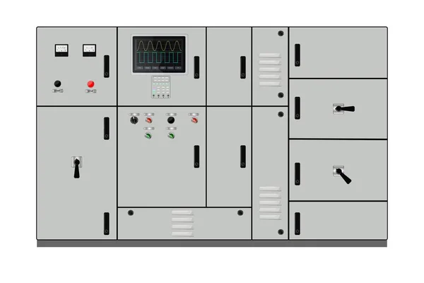 Control Panel Production Control Panel Control Computer Devices Touchpad Vector — 스톡 벡터