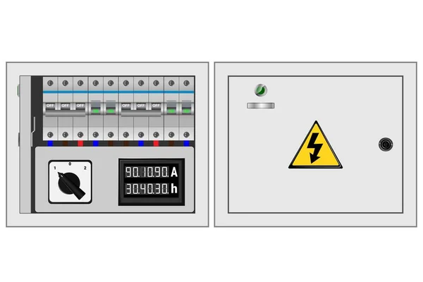控制面板 生产控制面板和控制电脑设备 是的矢量说明 — 图库矢量图片