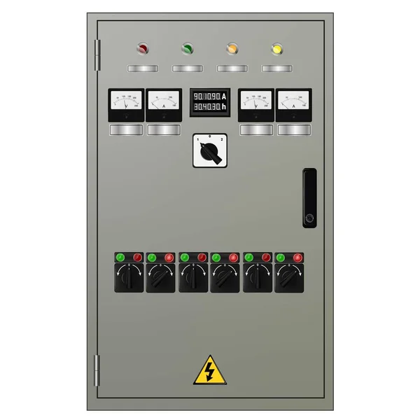 控制面板 生产控制面板和控制电脑设备 矢量说明 — 图库矢量图片