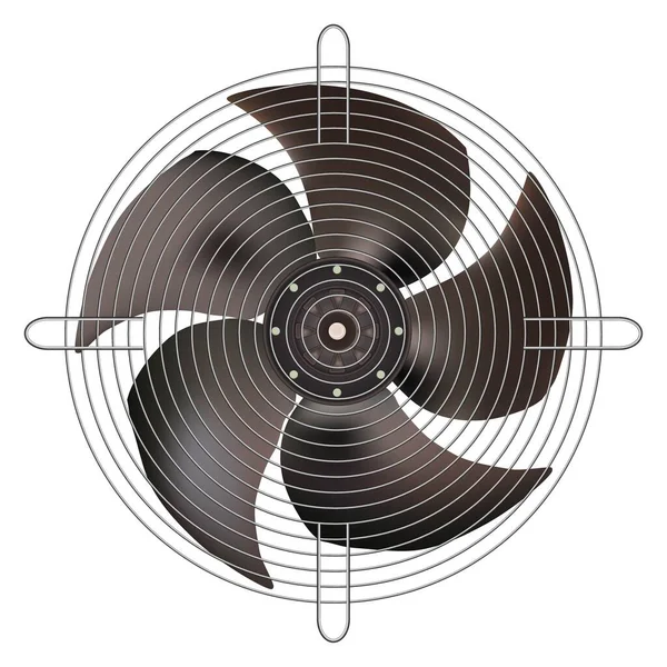 Вентилятор Электрический Вентилятор Блайндов Векторная Иллюстрация — стоковый вектор
