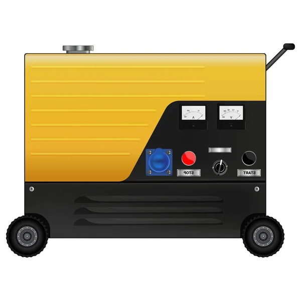 Generatore Benzina Generatore Diesel Illustrazione Vettoriale Illustrazione Stock