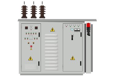 Control Panel. Production control panel and control of computer devices. Touchpad. . Vector illustration