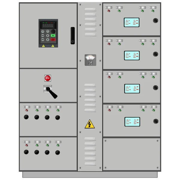 Control Panel. Production control panel and control of computer devices. Touchpad. . Vector illustration