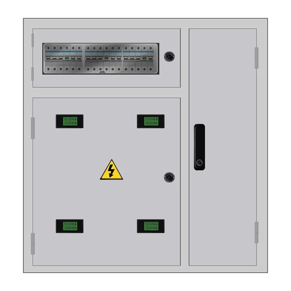 Control Panel Production Control Panel Control Computer Devices Vector Illustration — Stock Vector