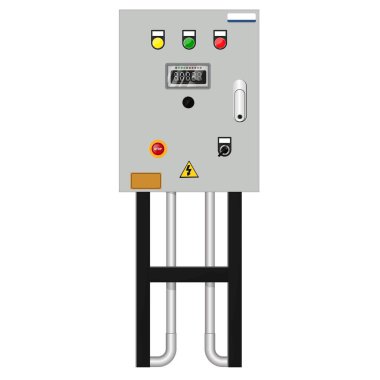 Control Panel. Production control panel and control of computer devices. Touchpad. . Vector illustration