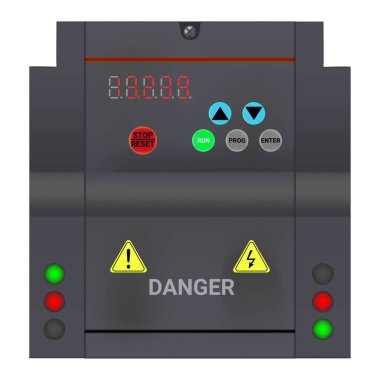 Control Panel. Production control panel and control of computer devices. Touchpad. . Vector illustration
