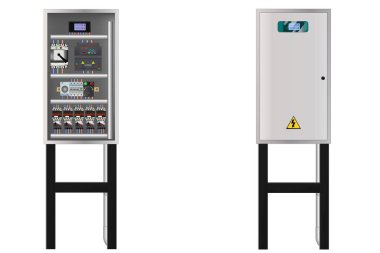 Control Panel. Production control panel and control of computer devices. Touchpad. . Vector illustration
