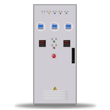 Control Panel. Production control panel and control of computer devices. Touchpad. . Vector illustration