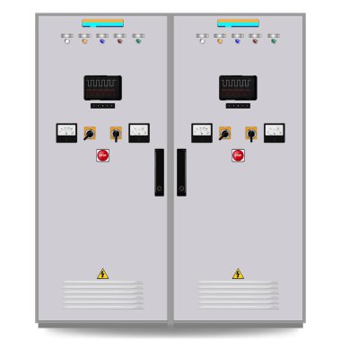 Control Panel. Production control panel and control of computer devices. Touchpad. . Vector illustration