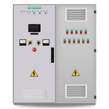 Control Panel. Production control panel and control of computer devices. Touchpad. . Vector illustration