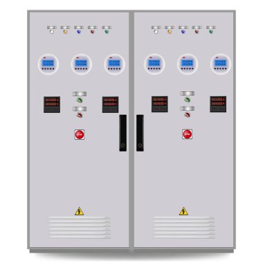 Control Panel. Production control panel and control of computer devices. Touchpad. . Vector illustration