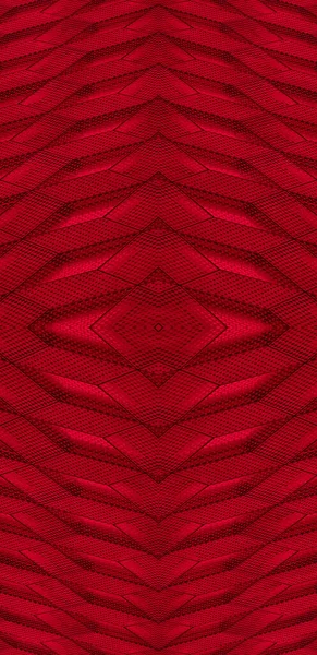 Red futuristic metal structure background. Geometric texture with rhombus and square shapes