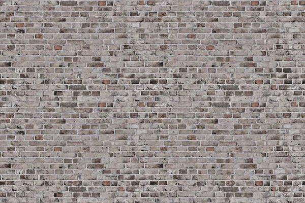 Brick Wall Seamless Texture Beige Gray Brick Pattern Background Old — Stock Photo, Image