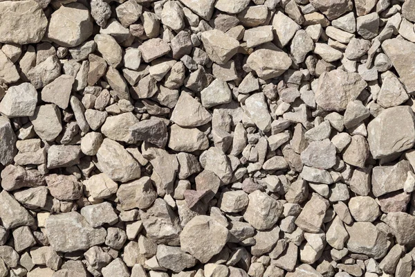 Granit Taş Parçaları Küçük Molozlar Yapı Malzemesi Kaya Çakıl Dokusu — Stok fotoğraf
