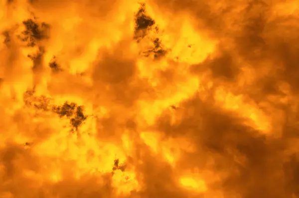 Absztrakt Égbolt Háttér Narancs Felhők Fényes Felhő Textúra Közelkép — Stock Fotó